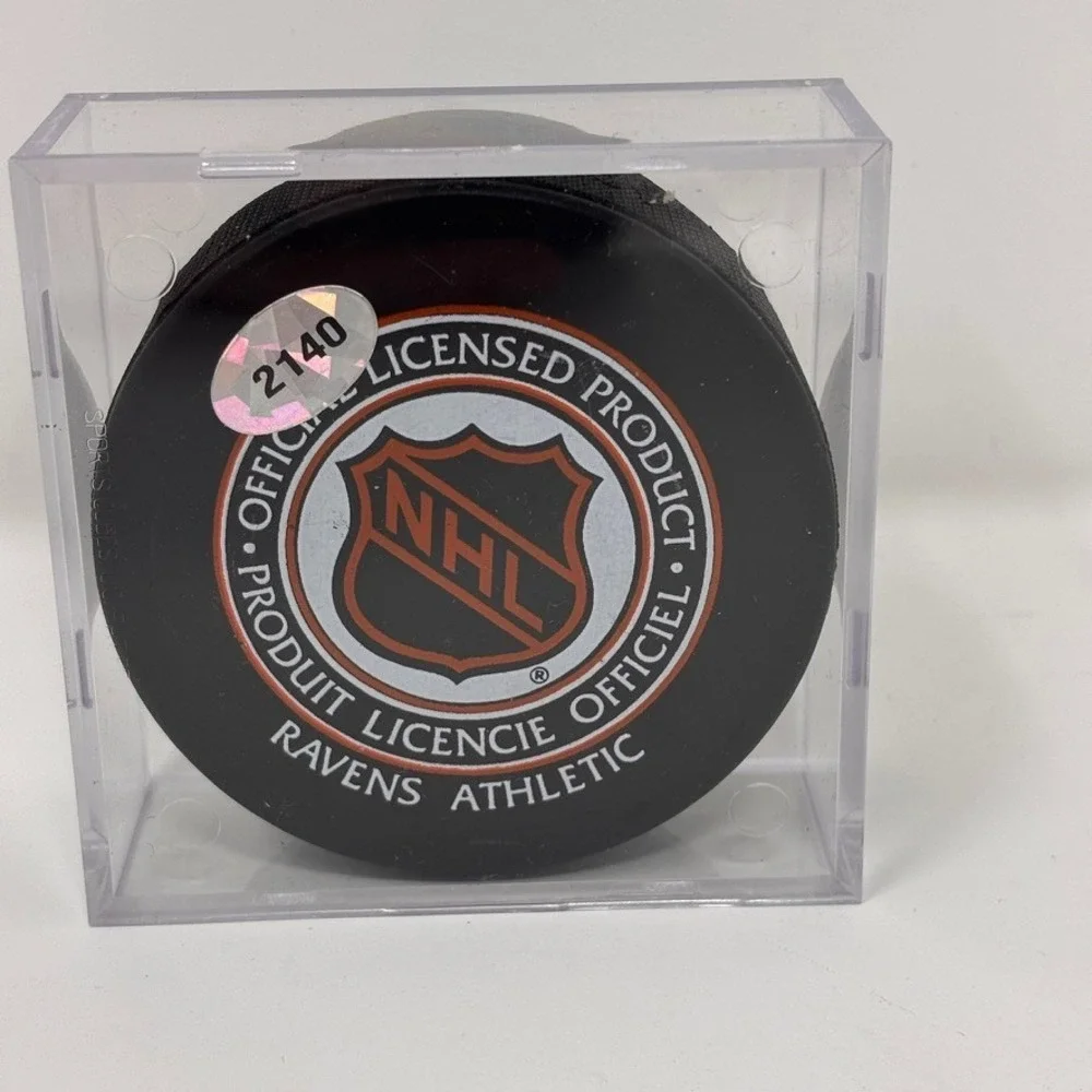 Wayne Gretzky 1991 42nd NHL All Star Game Signed Puck Hockey LA Kings Blackhawks